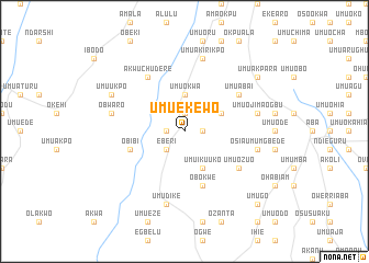 map of Umu Ekewo