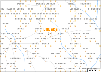 map of Umueke