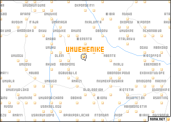 map of Umuemenike