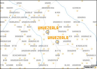 map of Umu Ezeala