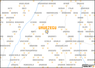 map of Umu Ezegu