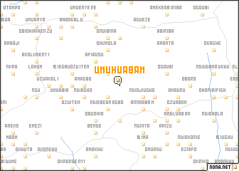 map of Umuhu Abam