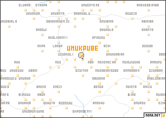map of Umukpube