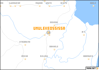 map of Umuleke Ossissa