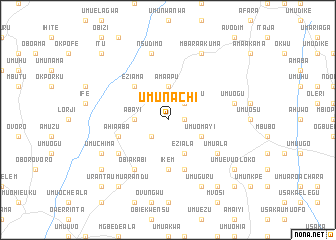 map of Umunachi