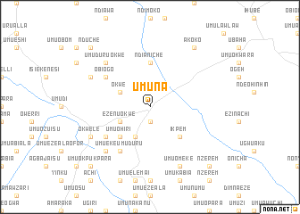 map of Umuna