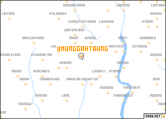 map of Umung-gahtawng