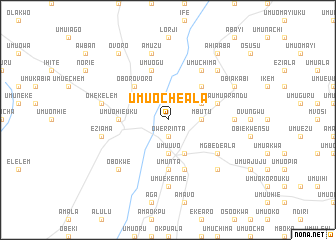 map of Umuocheala