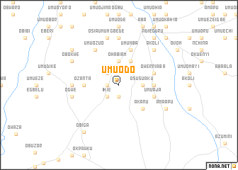 map of Umuodo