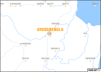 map of Umuogbebulu