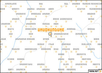 map of Umuohu Ndume