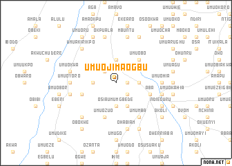 map of Umu Ojima Ogbu