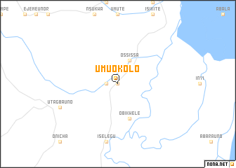 map of Umuokolo