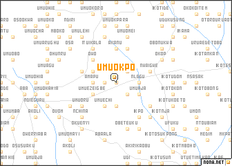 map of Umu Okpo