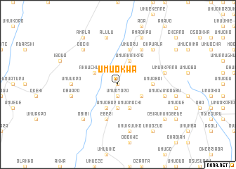 map of Umu Okwa