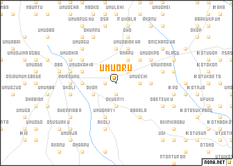map of Umuoru