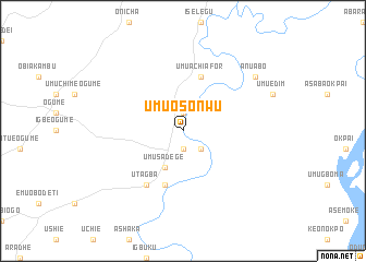 map of Umuosonwu