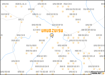 map of Umu Ozu Isu