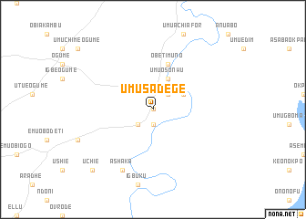 map of Umusadege