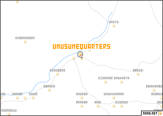 map of Umusume Quarters