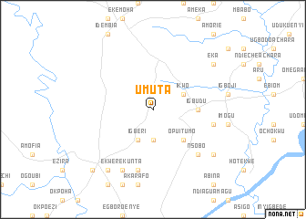 map of Umuta