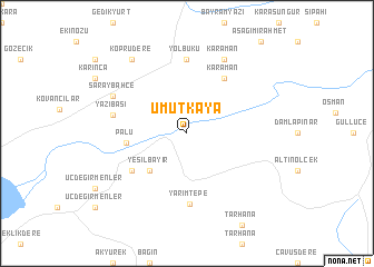 map of Umutkaya