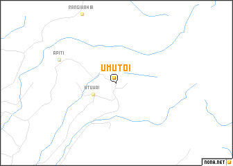 map of Umutoi