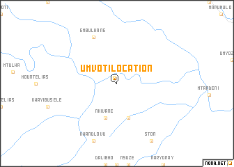 map of Umvoti Location