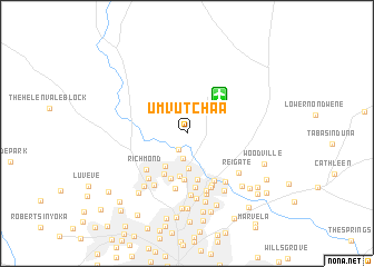 map of Umvutcha A