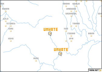 map of Umwate