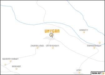 map of Umygan