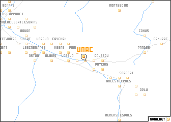 map of Unac