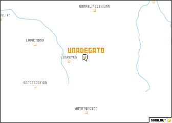 map of Uña de Gato