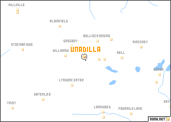 map of Unadilla