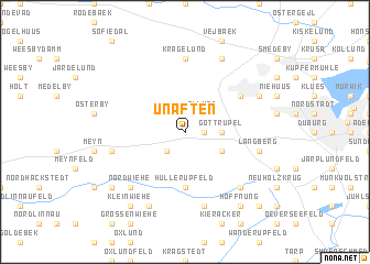 map of Unaften