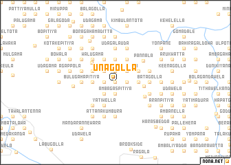 map of Unagolla