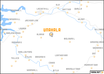 map of Unahala