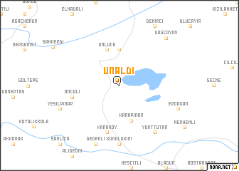 map of Ünaldı