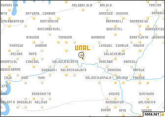 map of Unal