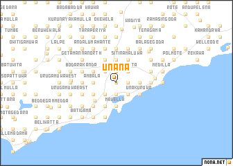 map of Unana