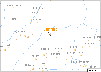 map of Unango