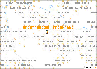 map of Unantenna Pallegammedda