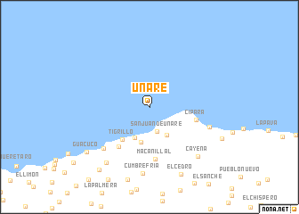 map of Unare