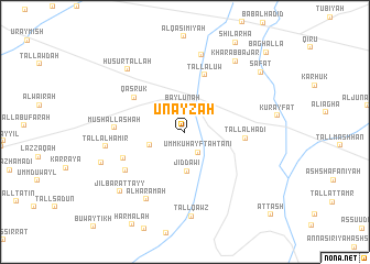 map of ‘Unayzah