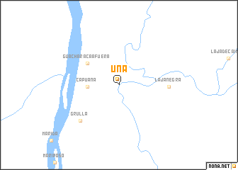 map of Uña