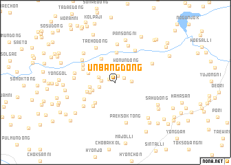 map of Ŭnbang-dong