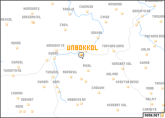 map of Unbok-kol