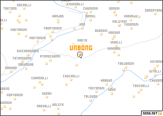 map of Unbong