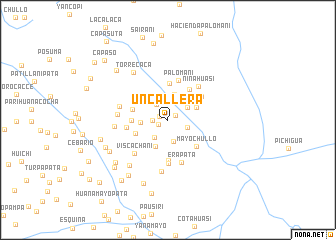 map of Uncallera