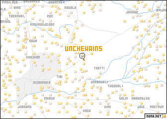 map of Unche Wains